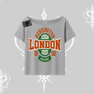 Kayık Yaka Tshirt London Denim 1985