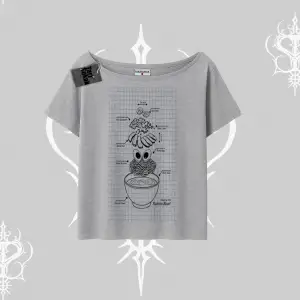 Kayık Yaka Tshirt Noodle Theory Hand Drawn Concept