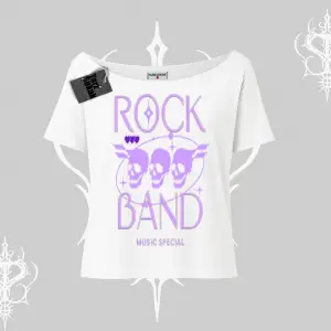 Kayık Yaka Tshirt Rock Band Street Noise Culture