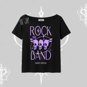 Kayık Yaka Tshirt Rock Band Street Noise Culture
