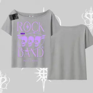 Kayık Yaka Tshirt Rock Band Street Noise Culture