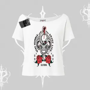 Kayık Yaka Tshirt Stay Humble Work Hard Enjoy Life