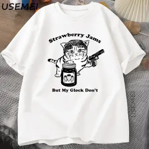 Kedi T-Shirt Erkekler Komik Kedi Baba T-shirt Yaz Pamuklu Tişörtler Nefes Bol Giysiler Tees 2832