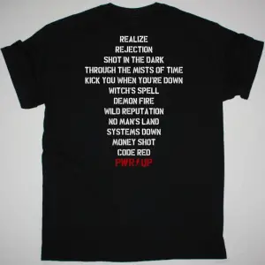KEEL THE RIGHT TO ROCK NEW BLACK T-SHIRT ÖN VE ARAKA BASKILI
