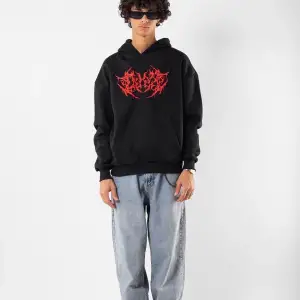 Kırmızı Dusk Baskılı Oversize Unisex Beyaz