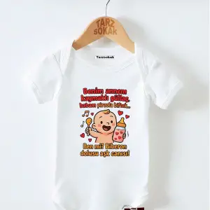 Kısa Kol Body BENİM ANNEM KAYMAKLI GÜLAÇ BABAM PRİZOLA BİFTEK KODZıbın33