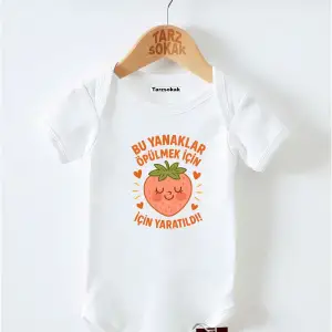 Kısa Kol Body BU YANAKALR ÖPÜLMEK İÇİN YARATILDI KODZıbın36