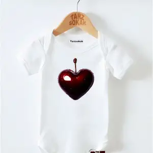 Kısa Kol Body KALP DESENLİ KODZıbın60