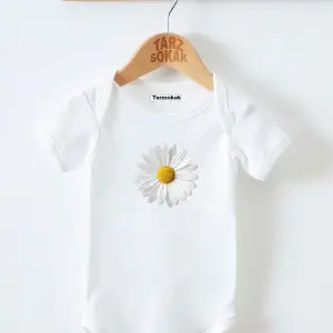 Kısa Kol Body PAPATYA DESENLİ KODZıbın54