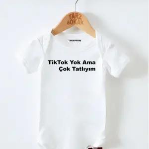 Kısa Kol Body TİKTOK YOK AMA ÇOK TATLIYIM KODZıbın19