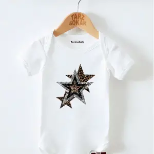 Kısa Kol Body Yıldız Baskılı KODZıbın3