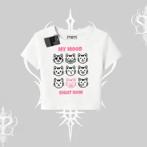 Kitti Sweet Mini Logo Baskılı Kapşonlu Sweatshirt