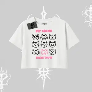 Kitti Sweet Mini Logo Baskılı Kapşonlu Sweatshirt