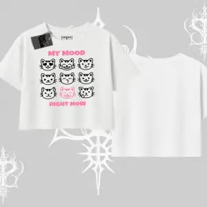 Kitti Sweet Mini Logo Baskılı Kapşonlu Sweatshirt