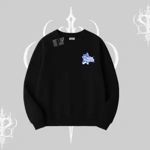 Kitti Sweet Mini Logo Baskılı Kayık Yaka Sweatshirt