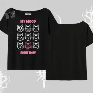 Kitti Sweet Mini Logo Baskılı Kolsuz Tshirt