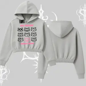 Kitti Sweet Mini Logo Baskılı Oversize Tshirt