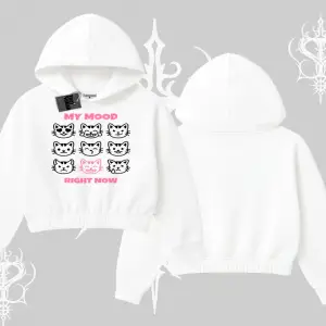 Kitti Sweet Mini Logo Baskılı Oversize Tshirt