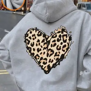 Klasik Leopar Baskı Kapüşonlular Bayanlar Kış Polar Sıcak Tişörtü Temel Cepli Kazaklar Günlük