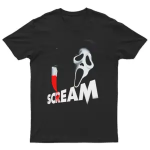 Ko Buta Çığlık - Scream Unisex Tişört T-shirt Bet1345 Bet1345