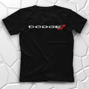 Ko Buta Dodge Siyah Unisex Tişört T-shirt 8029wt