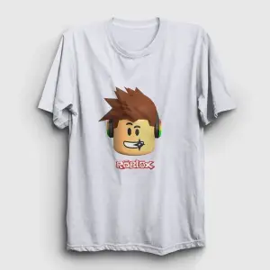 KOD:Presmono Unisex Beyaz Kid Roblox T-shirt 30958tt