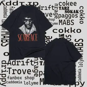 Kod Presss Kadın Siyah Tony Montana Film Scarface T-shirt 251093tt