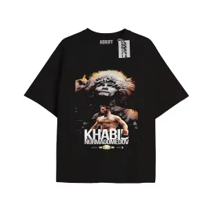 Kod Presss Unisex Siyah Champion Ufc Khabib Nurmagomedov T-shirt 310260tt