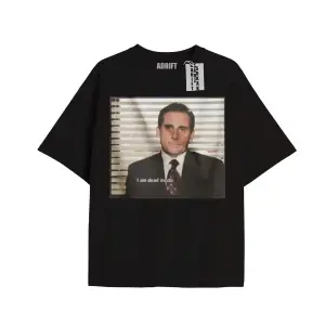 Kod Presss Unisex Siyah Dead Inside Michael Scott The Office T-shirt 345113tt