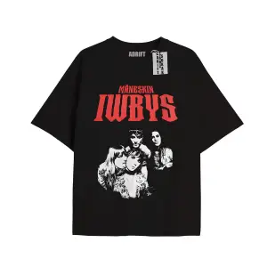 Kod Presss Unisex Siyah Iwbys Band Maneskin T-shirt 359720tt