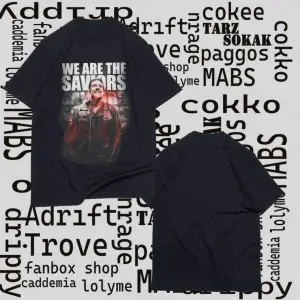 Kod Presss Unisex Siyah Saviors The Walking Dead T-shirt 220520tt