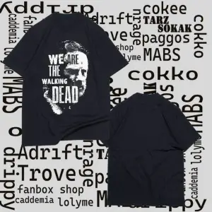 Kod Presss Unisex Siyah We Are The Walking Dead T-shirt 221103tt