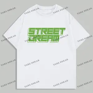 KOD Trend Anime Erkekler Beyaz Karikatür Baskılı Sırt Tasarımlı Kısa Kollu Tişört