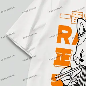 KOD Trend Anime Erkekler Karikatür ve Slogan Grafikli Tişört