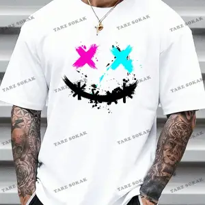 KOD Trend EMRG Erkek Karikatür Grafikli Tişört