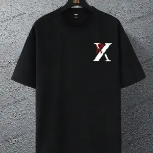 KOD Trend EMRG Loose Fit Erkek Mektup Baskı Grafikli Tişört