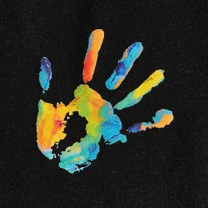 KOD Trend EMRG Sloganlı ve El Baskılı Erkek Bol Kesim Tişört