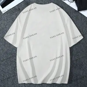 KOD Trend Erkek Baskılı Bol Düşük Omuz Tişört