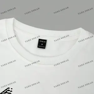 KOD Trend Erkek Baskılı Bol Düşük Omuz Tişört