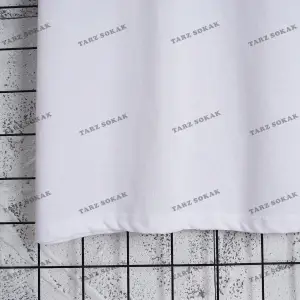 KOD Trend Erkek Büyük Beden Komik Mona Lisa Baskılı T-Shirt