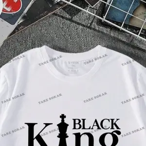 KOD Trend Erkek Büyük Beden Yazılı Kısa Kollu Tişört