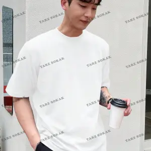 KOD Trend Erkek Katı Yuvarlak Yaka Tişört