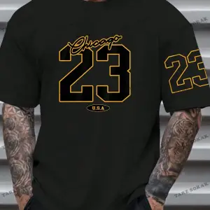 KOD Trend Erkek Mektup Grafikli Tişört