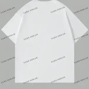 KOD Trend Goth Erkek Figür Grafik Damla Omuz Tişört