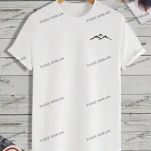 KOD Trend Homme Erkek Dağ Desenli Tişört