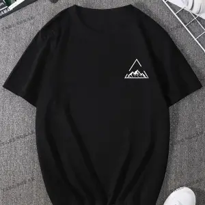KOD Trend Homme Erkek Dağ ve Geo Baskılı Tişört