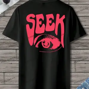 KOD Trend Homme Erkek Göz ve Slogan Grafikli Tişört