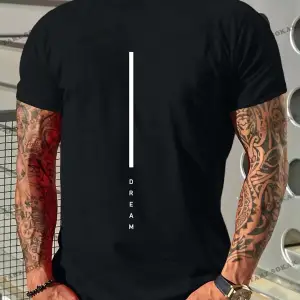 KOD Trend Homme Erkek Mektup Grafikli Tişört