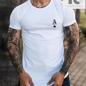 KOD Trend Homme Erkek Oyun Kartı Baskılı Tişört