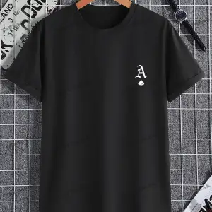 KOD Trend Homme Erkek Oyun Kartı Baskılı Tişört